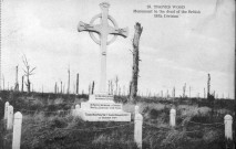 Trones Wood. - Monument to the dead of the British 18th Division