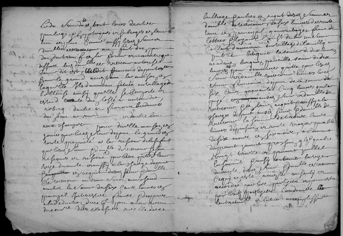 Etude de Me Henri Louette à Amiens (étude n°22). Minutes de l'année 1692