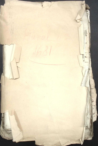 Etude de Me Jean Duval à Amiens (étude n°8). Minutes de l'année 1681