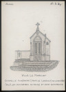 Ville-le-Marclet : chapelle funéraire - (Reproduction interdite sans autorisation - © Claude Piette)
