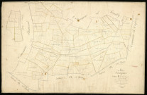 Plan du cadastre napoléonien - Vraignes-en-Vermandois (Vraignes) : Bruyère (La), B
