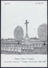 Crouy-Saint-Pierre : cimetière anglais - (Reproduction interdite sans autorisation - © Claude Piette)