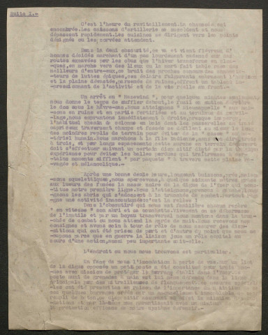 Témoignage de Anonyme 10 et correspondance avec Jacques Péricard