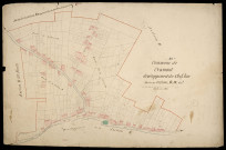 Plan du cadastre napoléonien - Cramont : Chef-lieu (Le), B et D développées