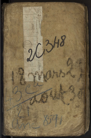 Contrôle des actes du bureau d'Albert pour la période du 18 mars 1729 au 4 août 1730