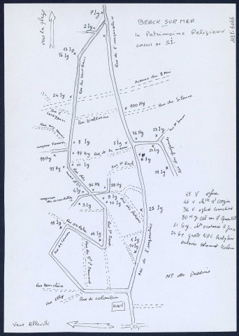 Berck (Pas-de-Calais) : niche oratoire haute perchée dite de « la Vierge pleureuse » ou « Notre-Dame de la délivrance » érigée en 1800 en mémoire d'un naufrage - (Reproduction interdite sans autorisation - © Claude Piette)