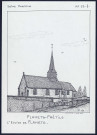 Flamets-Frétils : l'église de Flamets - (Reproduction interdite sans autorisation - © Claude Piette)