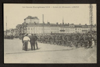 LA GUERRE EUROPEENNE 1914. ENTREE DES ALLEMANDS A AMIENS