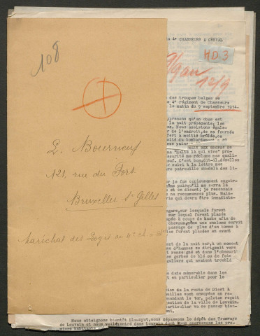 Témoignage de Cologne, Léopold (Maréchal des logis) et correspondance avec Jacques Péricard