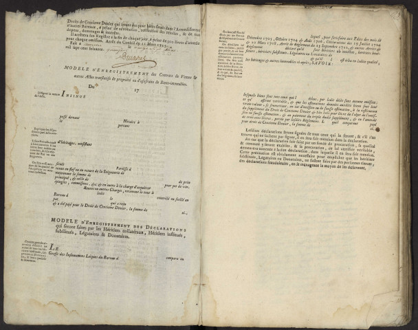 Centième denier du bureau d'Abbeville pour la période du 5 octobre 1775 au 24 novembre 1777