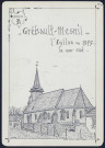 Grébault-Mesnil, l'église en 1979 : le mur sud - (Reproduction interdite sans autorisation - © Claude Piette)
