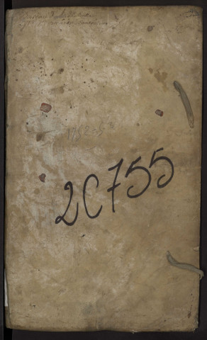 Contrôle des actes du bureau d'Andainville pour la période du 4 janvier 1752 au 19 novembre 1753