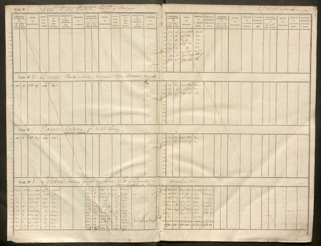 Répertoire des formalités hypothécaires, du 04/05/1844 au 27/11/1844, registre n° 134 (Péronne)
