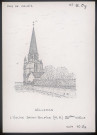 Willeman (Pas-de-Calais) : église Saint-Sulpice, façade ouest - (Reproduction interdite sans autorisation - © Claude Piette)
