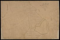 Plan du cadastre napoléonien - Bernaville : Lamotte de Cottenvillers, F