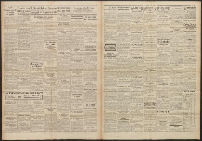 Le Progrès de la Somme, numéro 22074, 28 février 1940