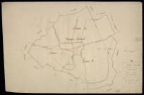 Plan du cadastre napoléonien - Maison-Roland : tableau d'assemblage