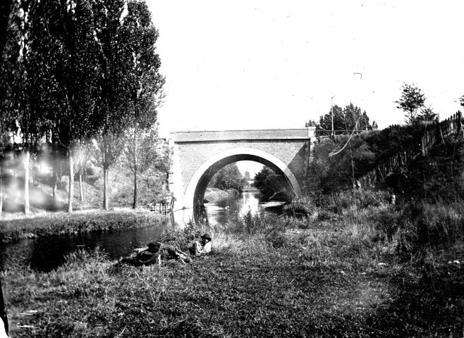 Les bords de Somme, un pont