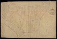 Plan du cadastre napoléonien - Herissart : Chemin de Toutencourt (Le), B
