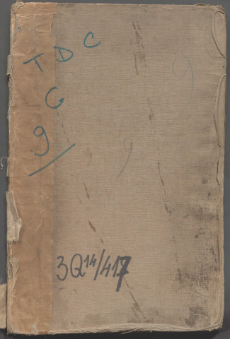 Table des successions et absences du bureau de Gamaches