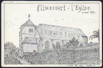 Flixecourt : l'église - (Reproduction interdite sans autorisation - © Claude Piette)