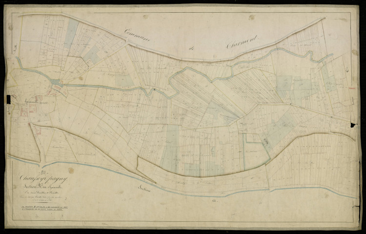 Plan du cadastre napoléonien - Chaussoy-Epagny : Haineville, B2