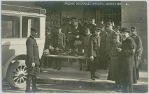 PASSAGE DES EVACUES FRANCAIS. GENEVE 1915