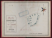 Atlas contenant les plans géométriques des propriétés de Madame Veuve Herbet, situées terroir d'Hédauville et autres dressés par Legrand géomètre à Hérissart