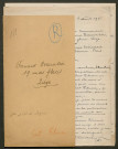 Témoignage de Decourtier, Fernand et correspondance avec Jacques Péricard