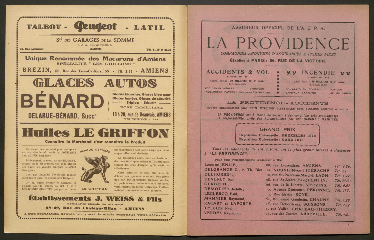 L'Automobile au Pays Picard. Revue mensuelle de l'Automobile-Club de Picardie et de l'Aisne, 296, mai 1936