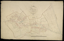 Plan du cadastre napoléonien - Tilloy-Les-Conty (Tilloy près Conty) : développement d'une partie des sections A et C