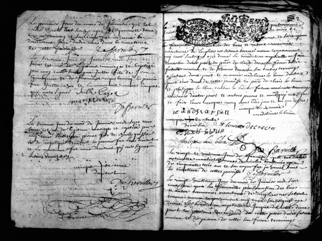 Caix (Sainte-Croix) : baptêmes, mariages, sépultures