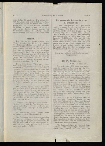 KREIGS-ZEITUNG DER 9. ARMEE