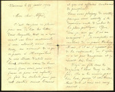 Correspondance d'Oscar Thiébault, de sa famille et amis