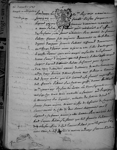 Etude de Me François Henin à Amiens (étude n°3). Minutes de l'année 1747