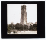 [Vue de la Tour Saint-Jacques. Cette tour mesure 53 mètres de haut. Pascal fit sur cette tour des expériences sur la pesanteur de l'air]