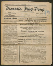 Picardie Ping-Pong. Bulletin mensuel de l'Alfred-Club Abbevillois, numéro 8 - 1ère année