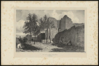 Murs d'enceinte du château de Château-Thierry. (Brie Champagne)