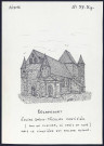 Eglancourt (Aisne) : église Saint-Nicolas fortifiée - (Reproduction interdite sans autorisation - © Claude Piette)