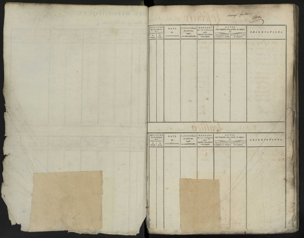 Répertoire des formalités hypothécaires, du 6 frimaire an IX au 9 pluviôse an IX, volume 29 (Conservation des hypothèques d'Amiens)