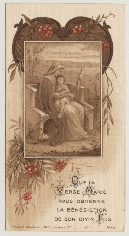 Que la Vierge Marie nous obtienne la bénédiction de son divin fils