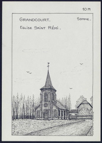 Grancourt : église Saint-Rémi - (Reproduction interdite sans autorisation - © Claude Piette)