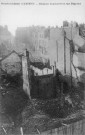 Bombardement d'Amiens - Maisons bombardées rue Desprez