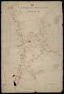 Plan du cadastre napoléonien - Meharicourt : Village de Méharicourt, H