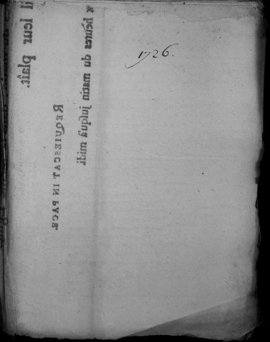 Etude de Me François Henin à Amiens (étude n°3). Minutes de l'année 1726