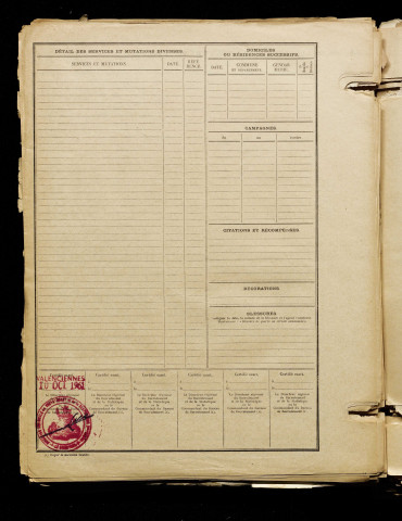 Robillard, Charles Nicolas Edouard, né le 27 juin 1890 à Cagny (Somme), classe 1910, matricule n° 580, Bureau de recrutement d'Amiens