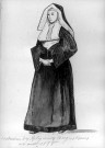 Costumes des religieuses augustines avant 1858