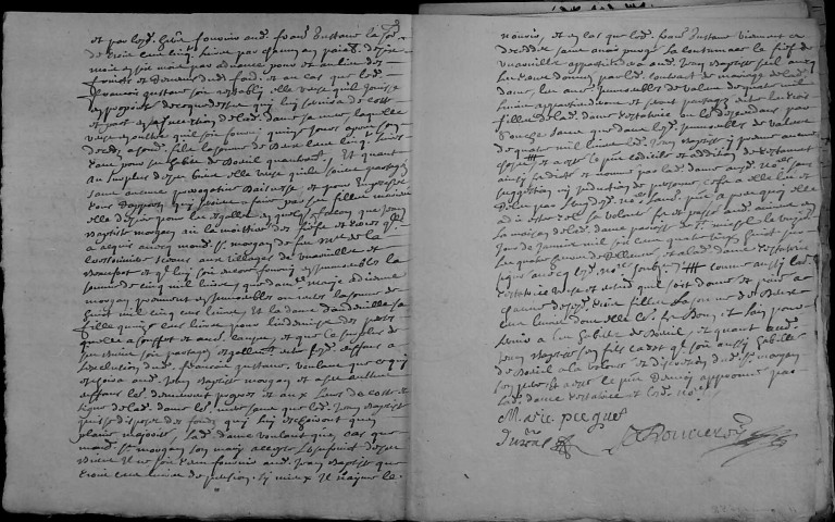 Etude de Me Jean Derouvroy à Amiens (étude n°17). Minutes de l'année 1688