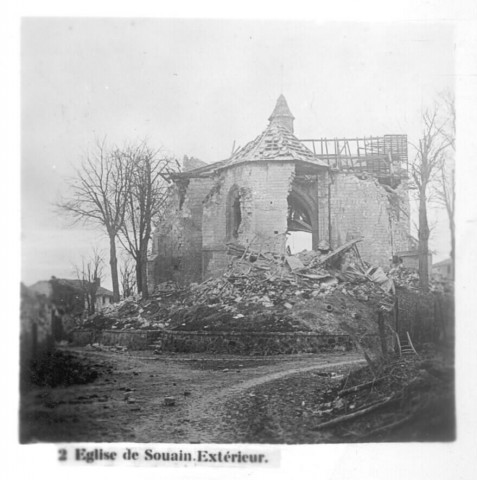 Eglise de Souain. Extérieur