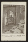GUERRE 1914-1915. ARVILLERS (SOMME). L'EGLISE BOMBARDEE. THE CHURCH BOMBARDED